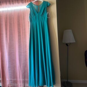 Minuet Green Maxi Dress